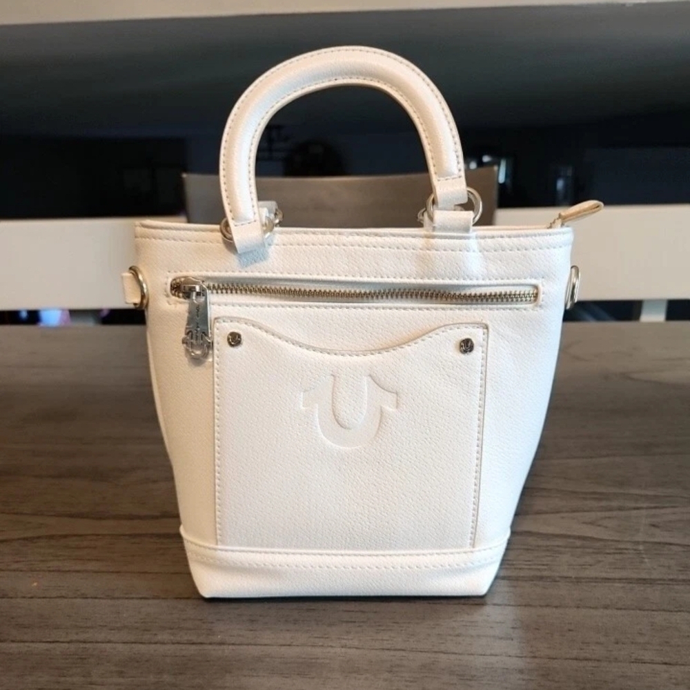 True Religion White Mini Bag